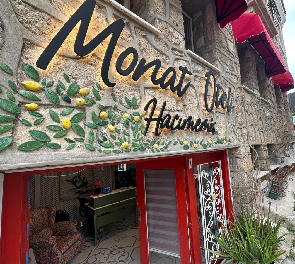 Monat Otel Hacimemis Alacatı Bagian luar foto