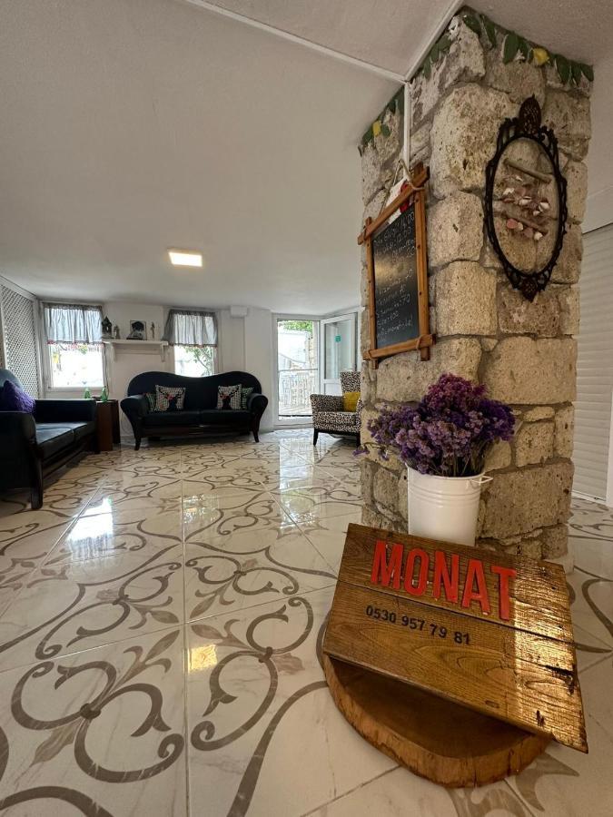 Monat Otel Hacimemis Alacatı Bagian luar foto