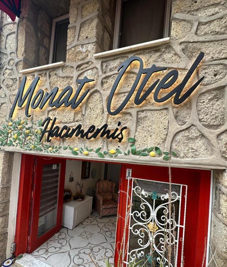 Monat Otel Hacimemis Alacatı Bagian luar foto